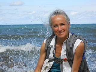 Judy at Lake Malawi 